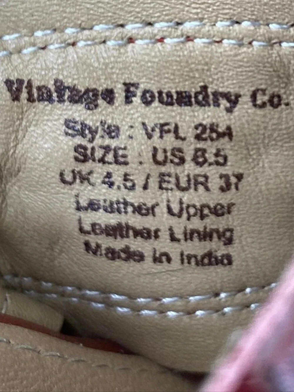 Vintage Foundry Co Lorie Red Woven Leather Platform Wedge Sandal 8.5
